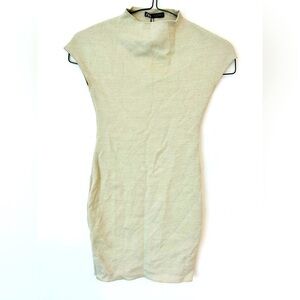 ZARA, Sleeveless Dress, Cream, Small